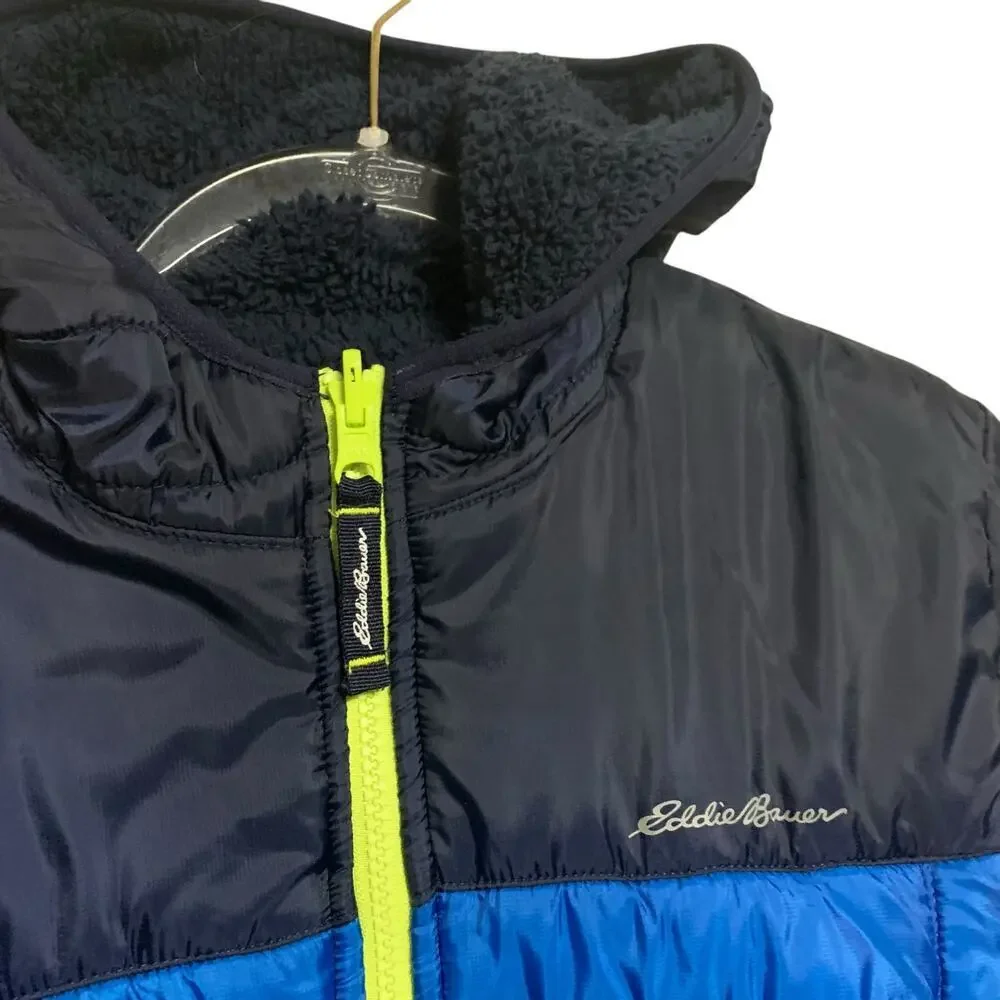 Eddie Bauer Kids Puffer Jacket - Navy and Blue